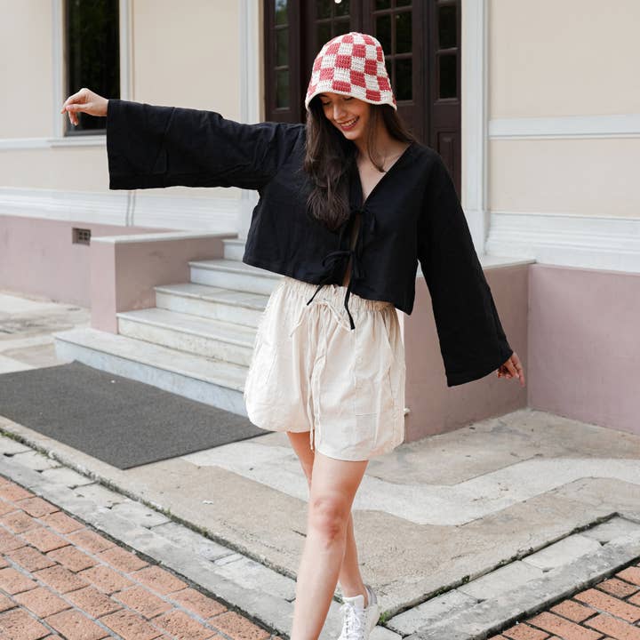 Dame Pach Bangkok - Wholesale Blouse - Women's - Women's cotton top with bows 5