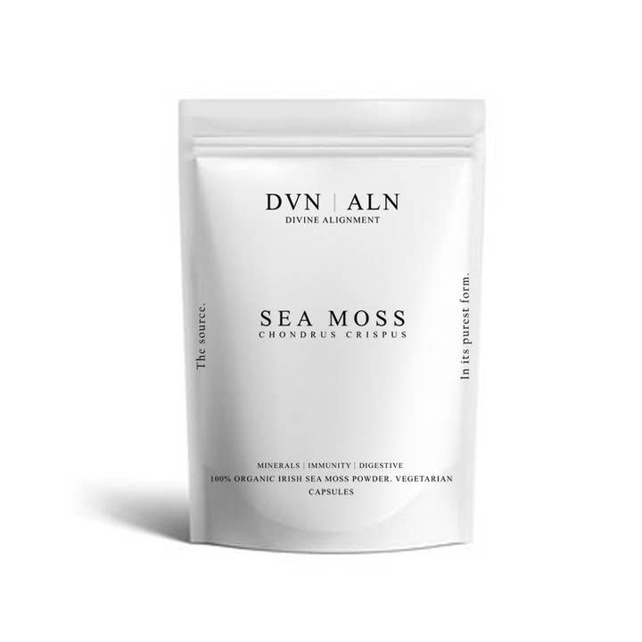 DVN ALN | Divine Alignment - Vente Supplément oral/vitamine - CAPSULES DE MOUSSE DE MER BIOLOGIQUE | CHONDRUS CRISPUS