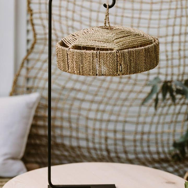 COSYDAR-DECO - Wholesale Chandelier/hanging light - Woven Suspension in Palm Rope COUV 25x8cm2