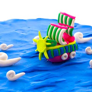 BAZIC Products - Wholesale Putty/Slime - Kids - Air Dry Modeling Clay Primary Colors 2 Oz.5