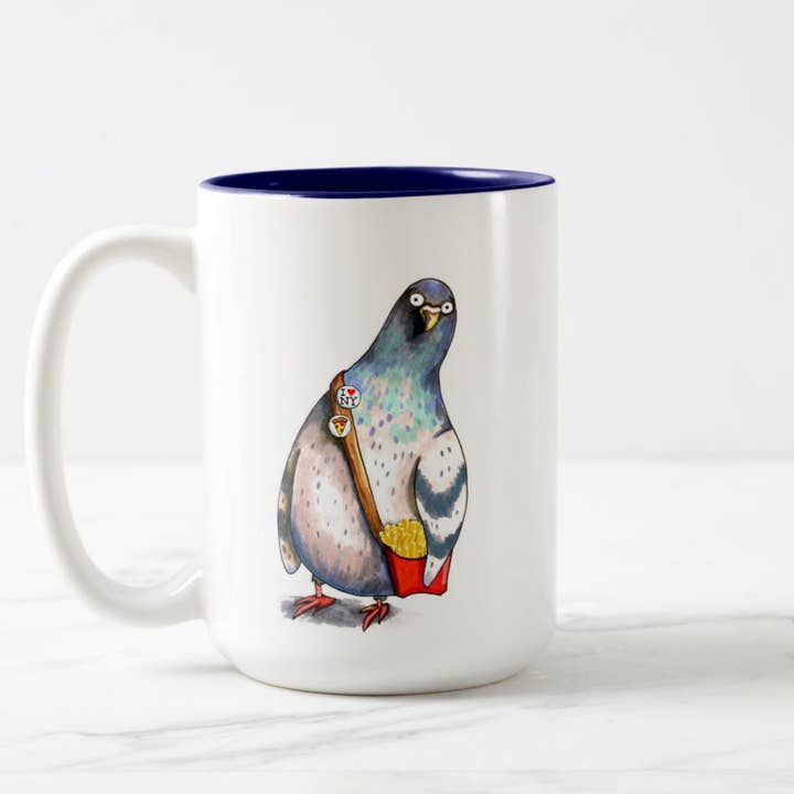 Lemon Zesty - Wholesale Coffee Mug - New York City Pigeon Mug