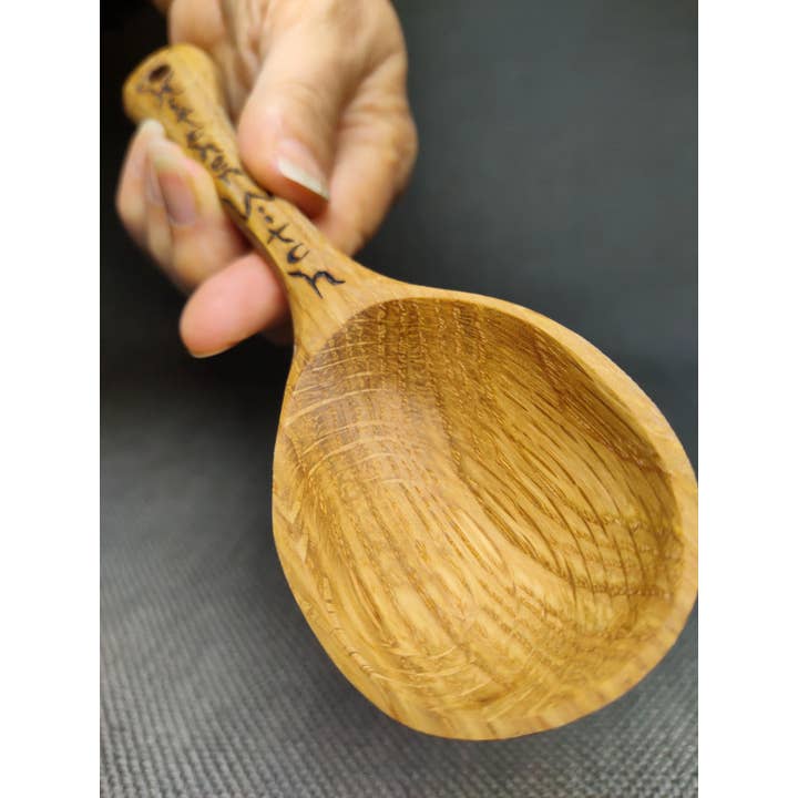 Chaos Woods - Wholesale Kitchen Spoon - Wood Spoon "Kitchen Witch" or customizable - Hand carved Oak7