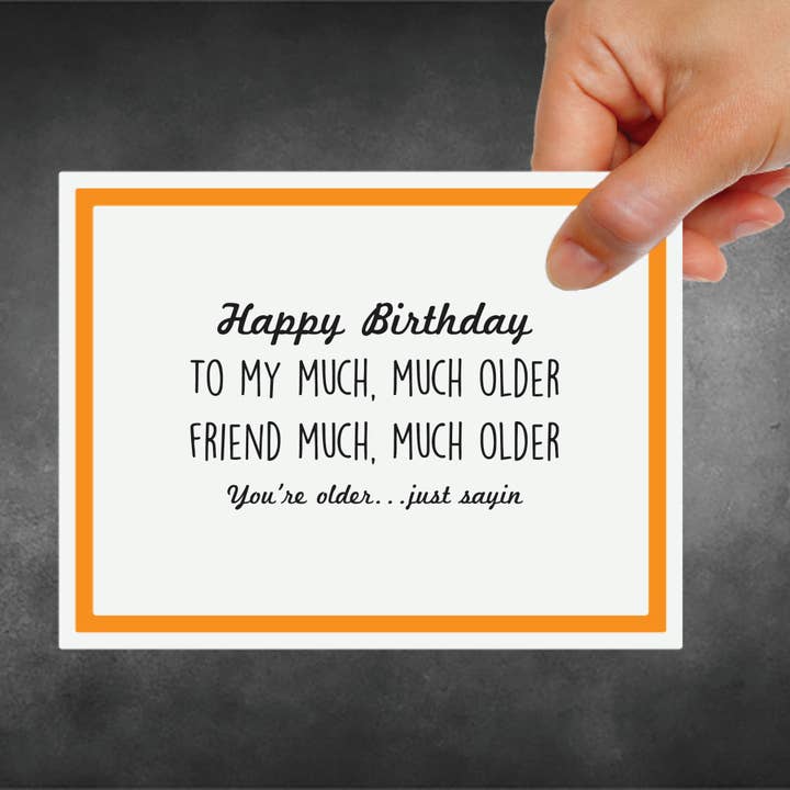 Snarky Card - Birthday - HB To My Much Friend for wholesale by Snarky Megs