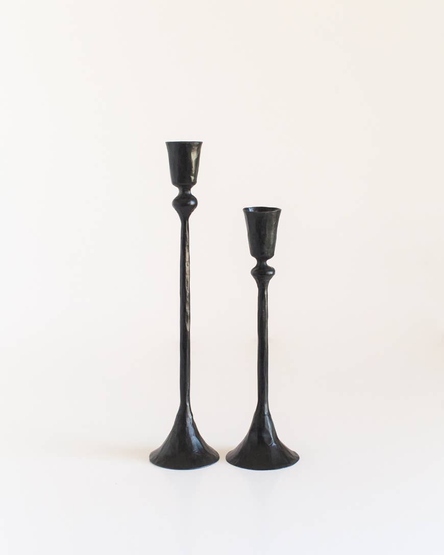Creative Women Australia - Wholesale Candle Holder - Gemini Hand Forged Iron Candlestands0