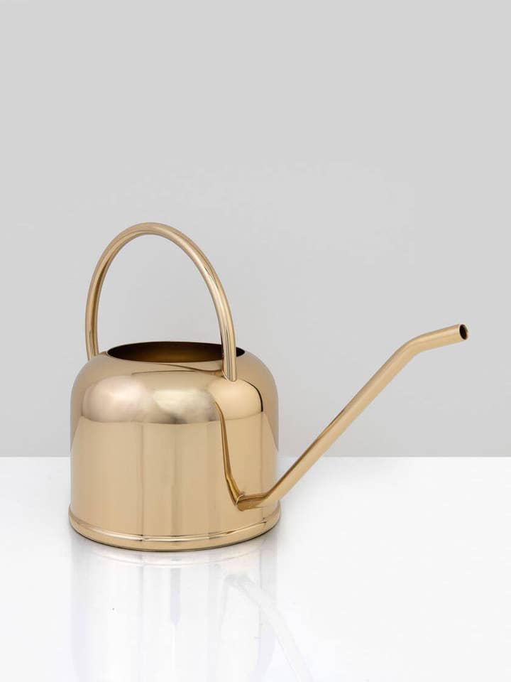 Le Mans Gold Watering Can for wholesale by Jamali Garden