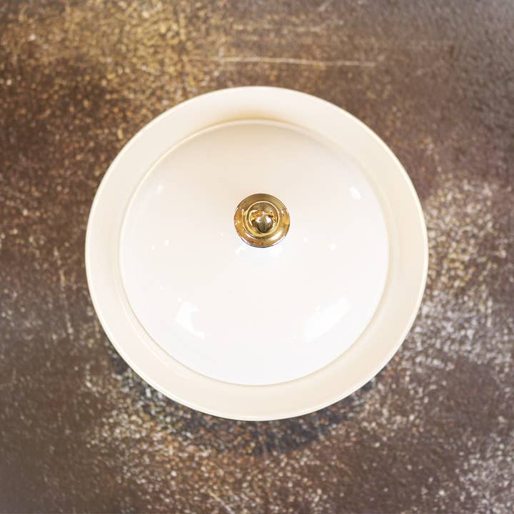 Little White Dish - Wholesale Bowl - White Versaille Soup Bowl With Lid - Set of 43