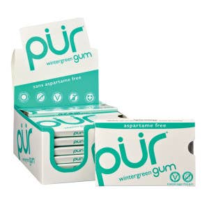 L&F Universal Goods - Vente Chewing-gums - Gomme Pur Wintergreen 9PC/12CT/0,44OZ0