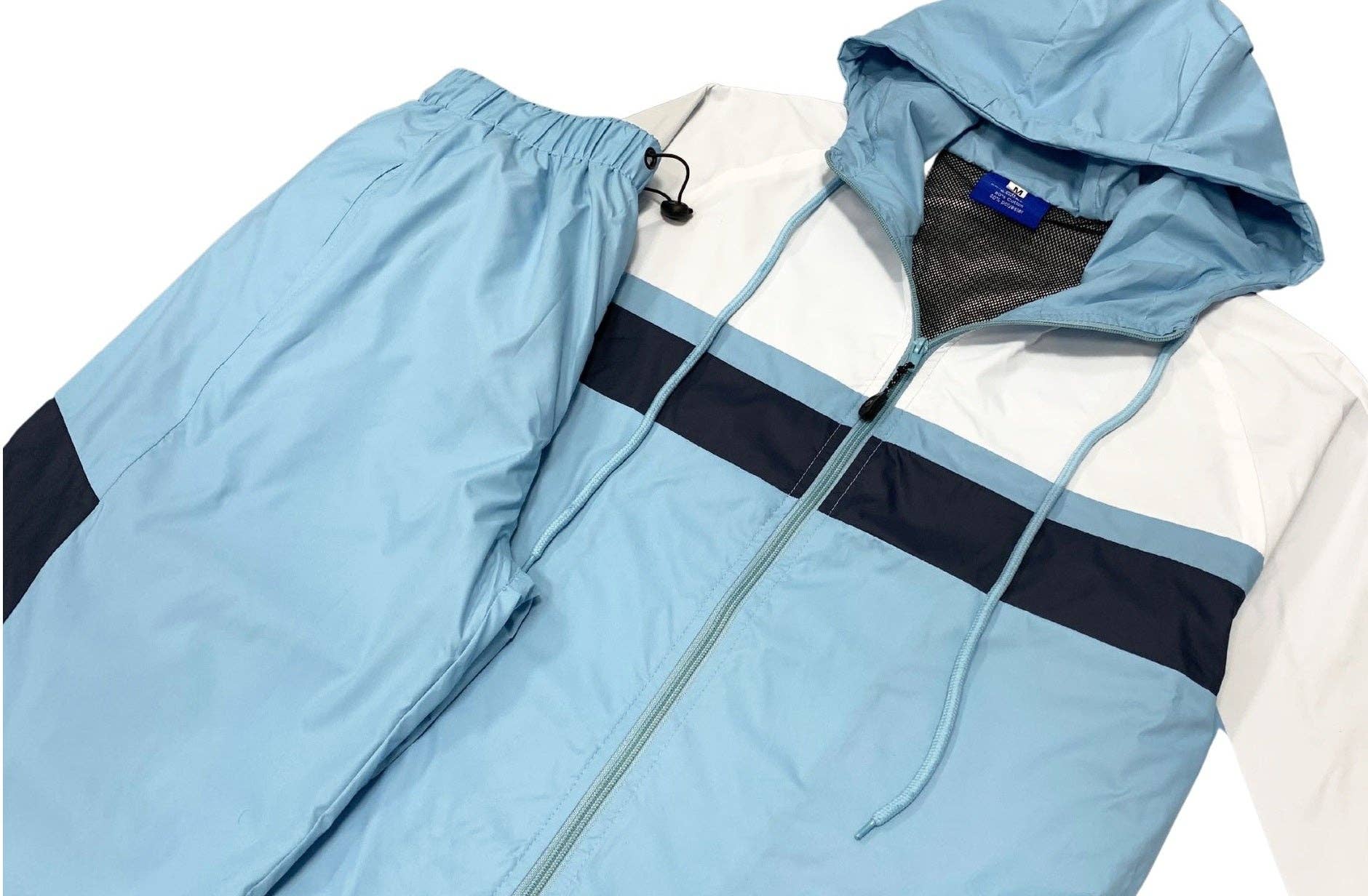 Royal Threads – Großhandel Trainingsanzug – Herren – Herren Active 2-teiliges Ridge Windbreaker Trainingsanzug im 90er-Stil, Größe M3