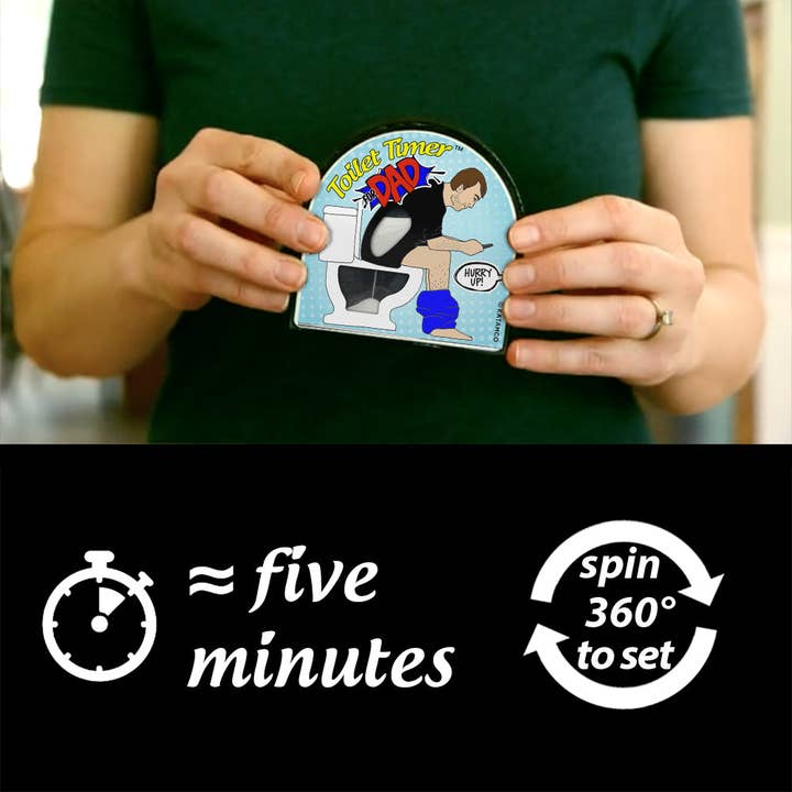 Katamco, LLC - Wholesale Fopcadeautje/hebbedingetje - Toilettimer voor vaders1