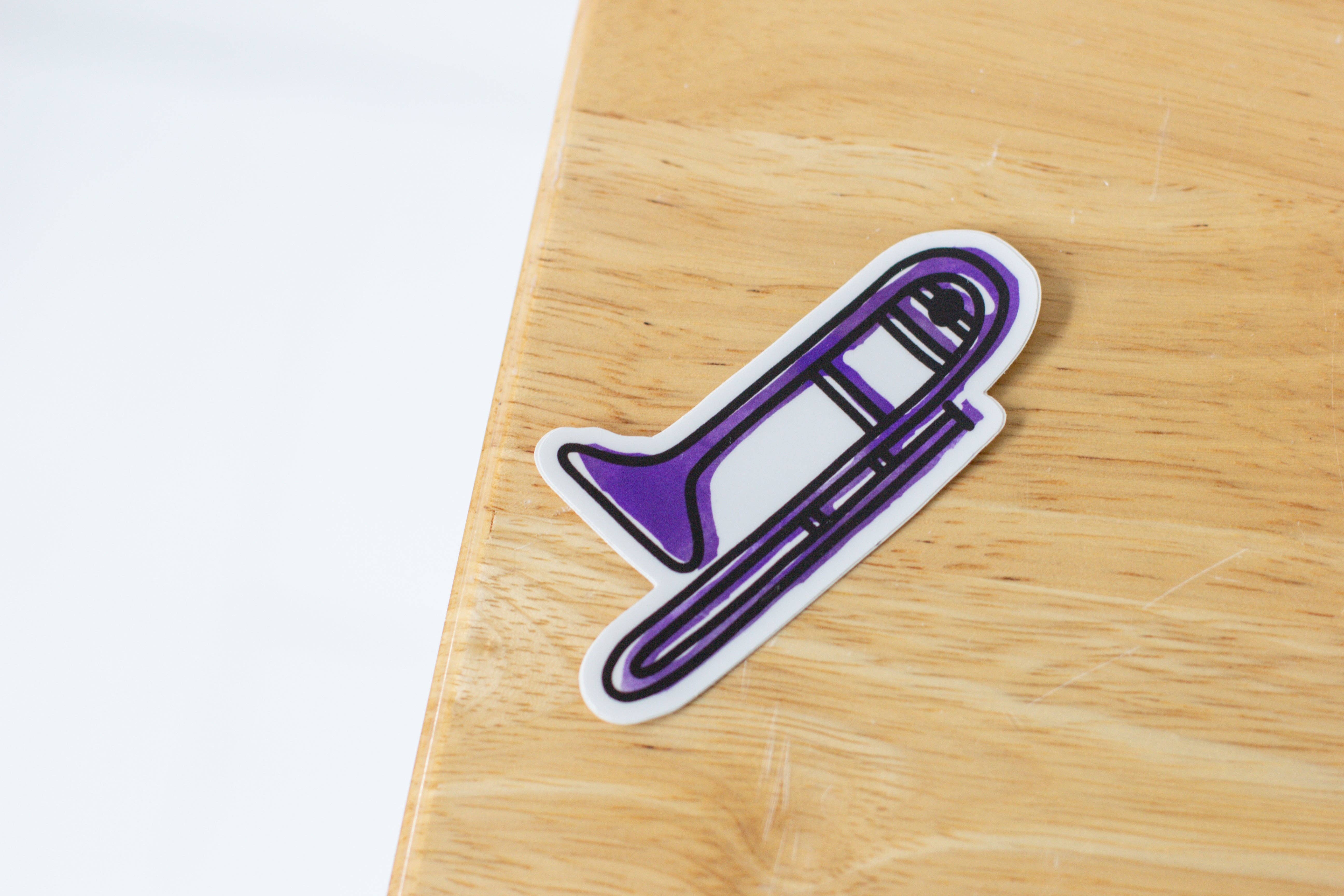 Musically Minted - Wholesale Sticker - Trombone Sticker