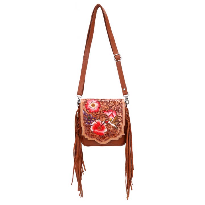 Sixtease Bags USA - Wholesale Crossbodytas - Dames - Westers leren rundleer met de hand bewerkte kleine schoudertas voor dames1