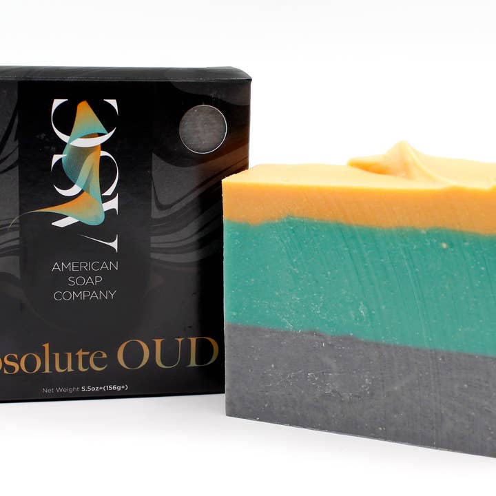 American Soap Company, LLC - Wholesale Zeepblok - Absolute OUD geurige luxe handgemaakte zeepbar