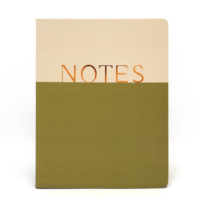 Notes Journal Notebook – Two Tone B5 Design for wholesale by Robert Frederick Ltd