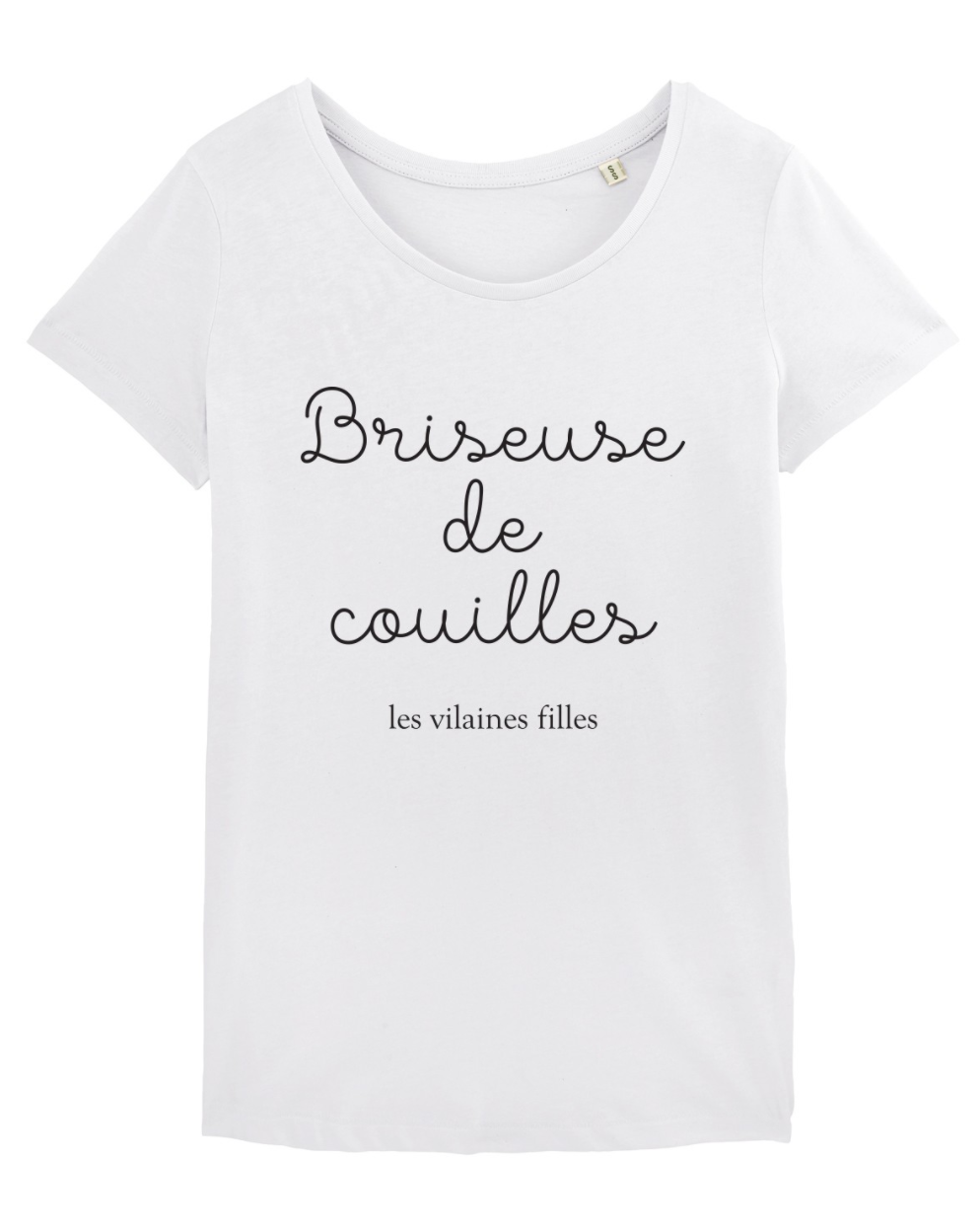 Les Vilaines Filles - Wholesale Screen Printed T-Shirt - Women's - Round neck t-shirt Ballbreaker organic0