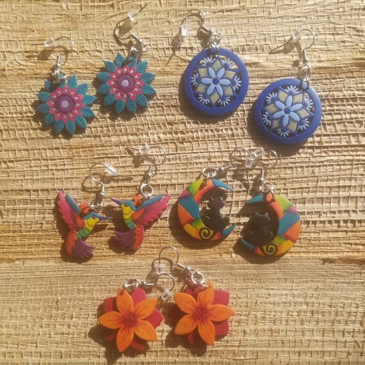 Brincos de Flor de Abóbora e Animal por atacado de One World Projects