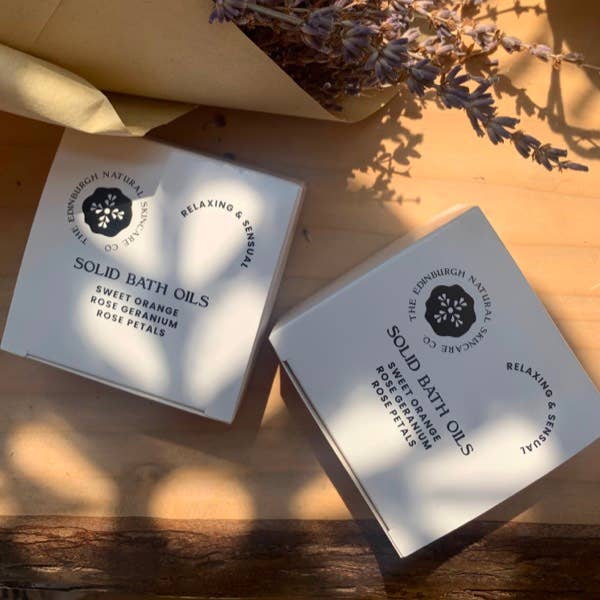 The Edinburgh Natural Skincare Company - Wholesale Bath/Body Oil - Orange and Geranium Solid Bath Oils1