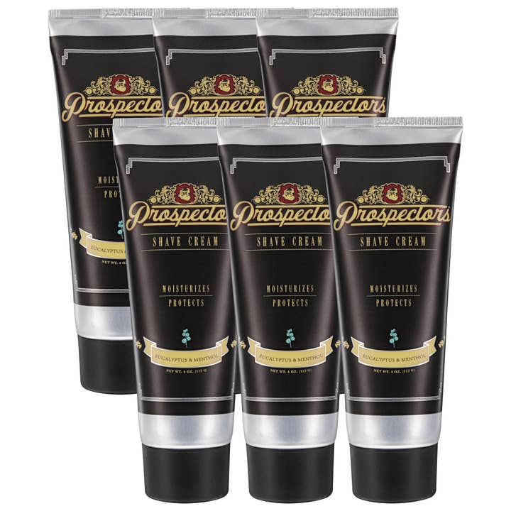 Prospectors Pomade - Wholesale Shaving Cream - Men's - Prospectors Shave Cream 6 Pack