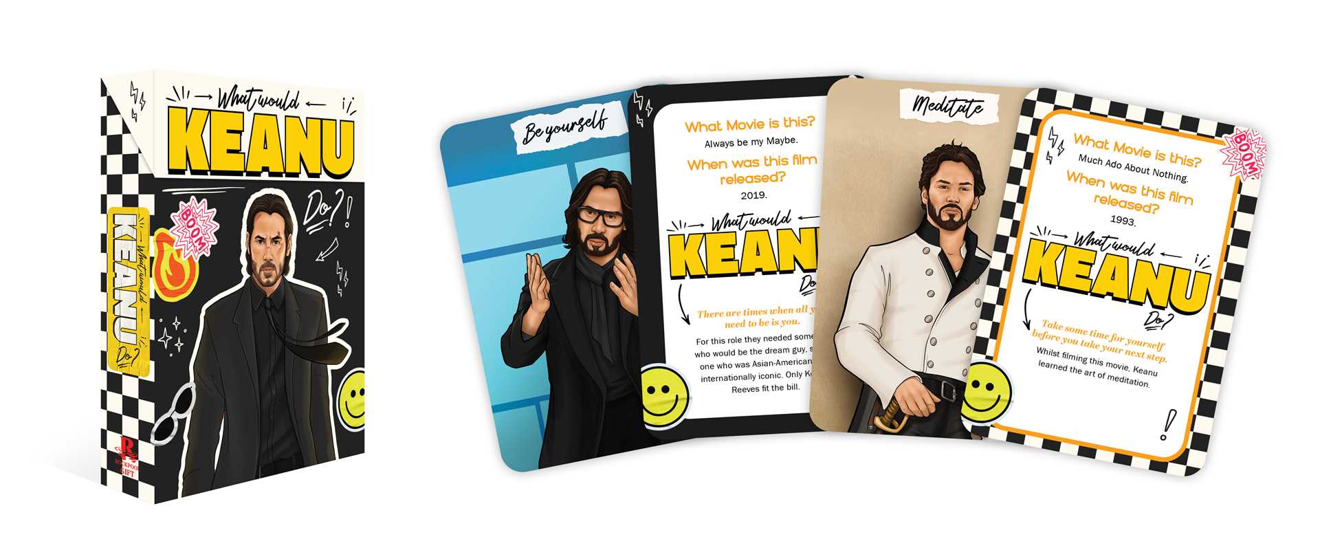 Simon & Schuster - Wholesale Card Game - What Would Keanu Do? by Rockpool Publishing2