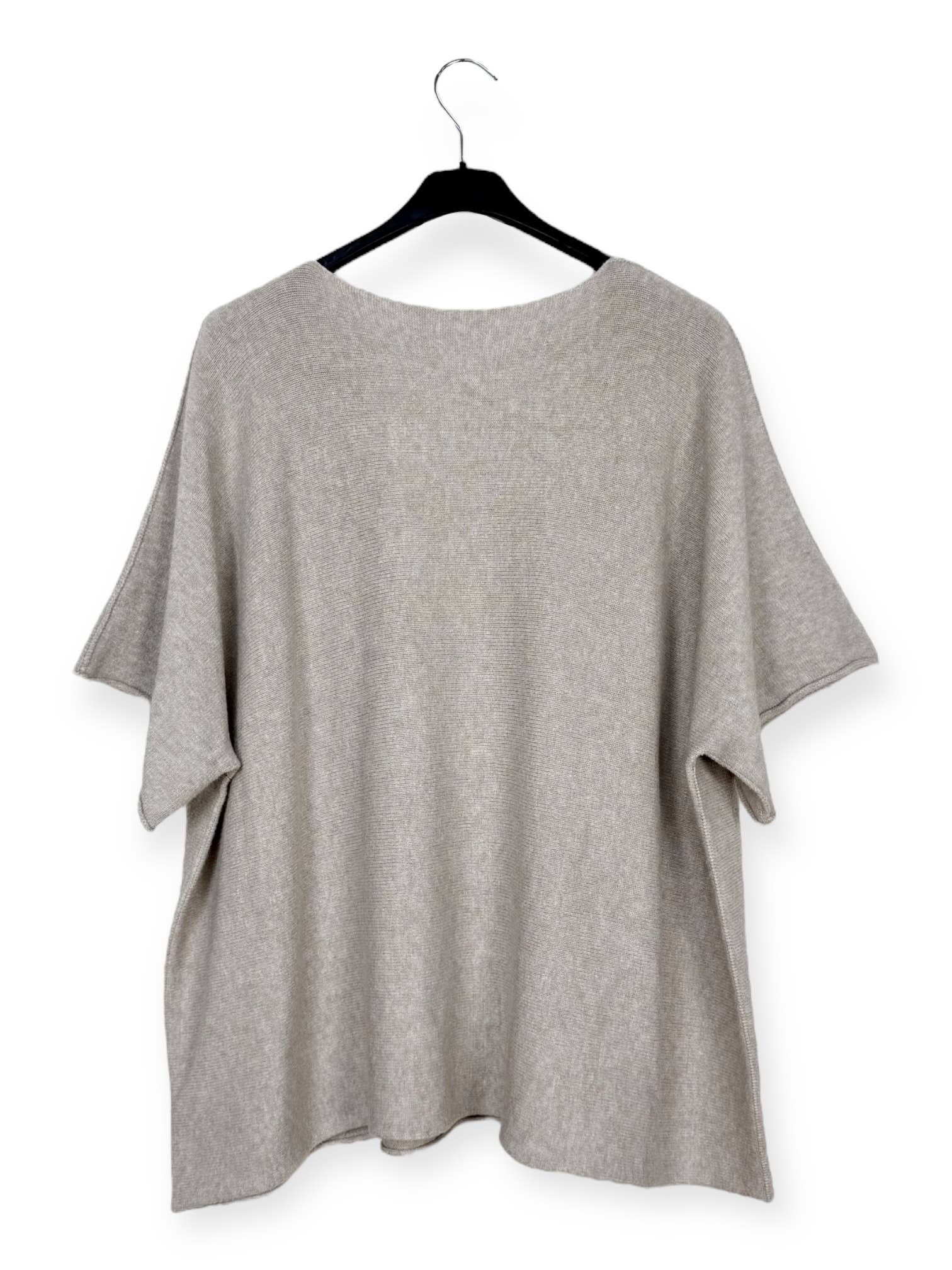 Lucky Nana - Wholesale Poncho - Women's - AH L2202 - Plus Size V-Neck Poncho Sweater10