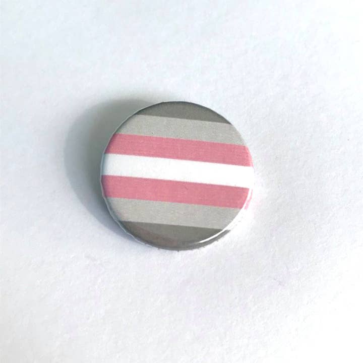 Rainbow & Co – wholesale Nål och knapp för kavajslag – Demigirl Pride Flag-märke