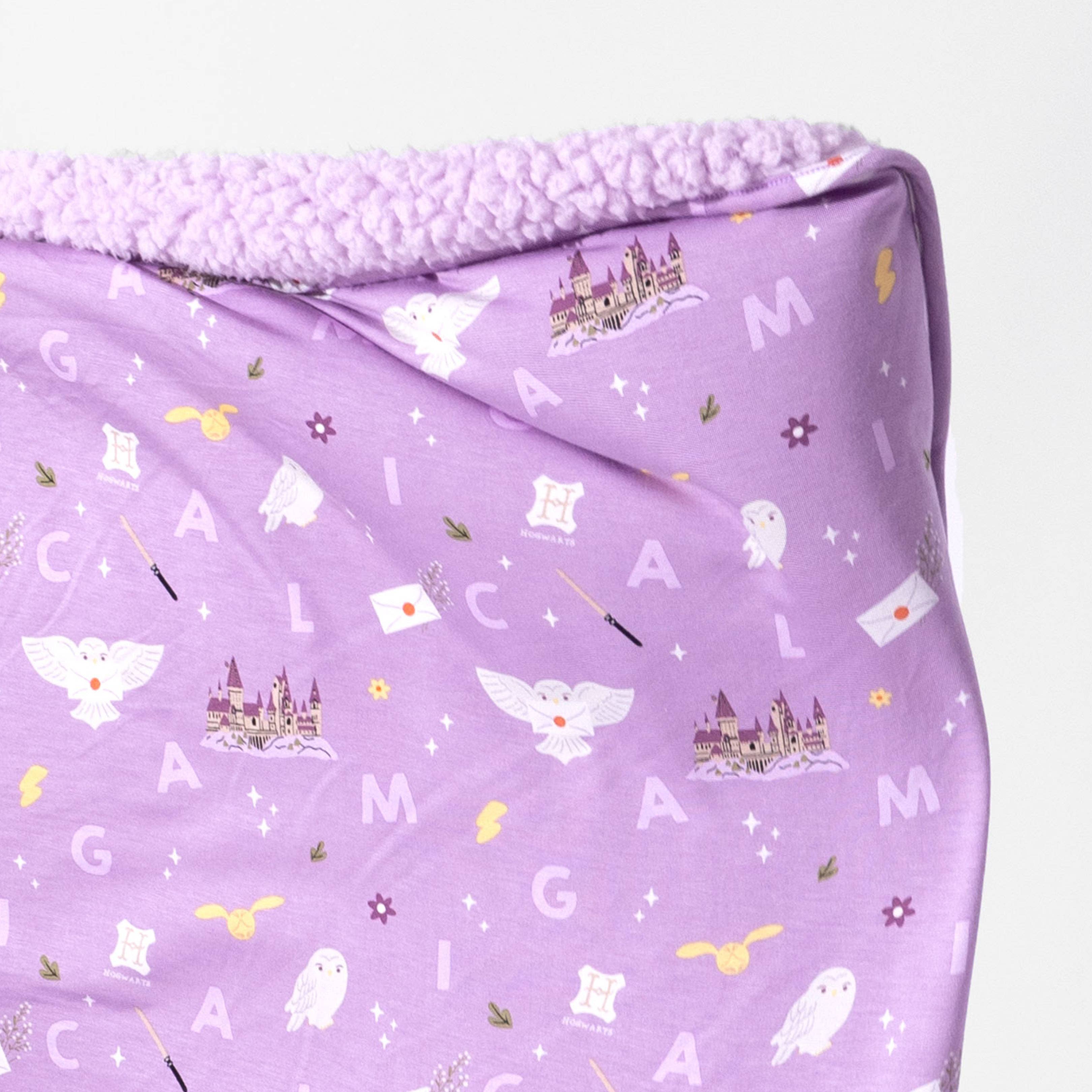 Bellabu Bear - Wholesale Bedding Blanket - Kids & Baby - Harry Potter Hedwig's Magical Mail Bamboo Blanket1