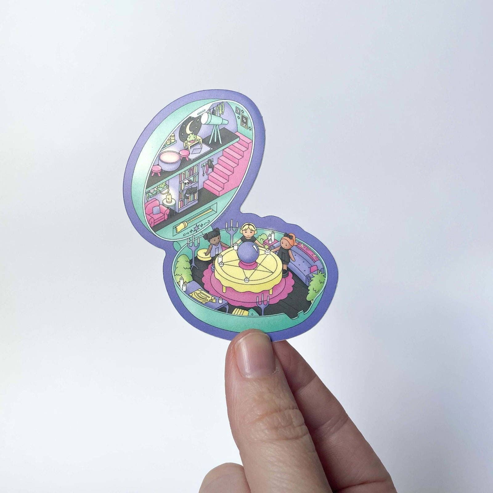 Creepy Orca Supply Company - Wholesale Sticker - Polly Poltergeist 90s Inspired Sticker4