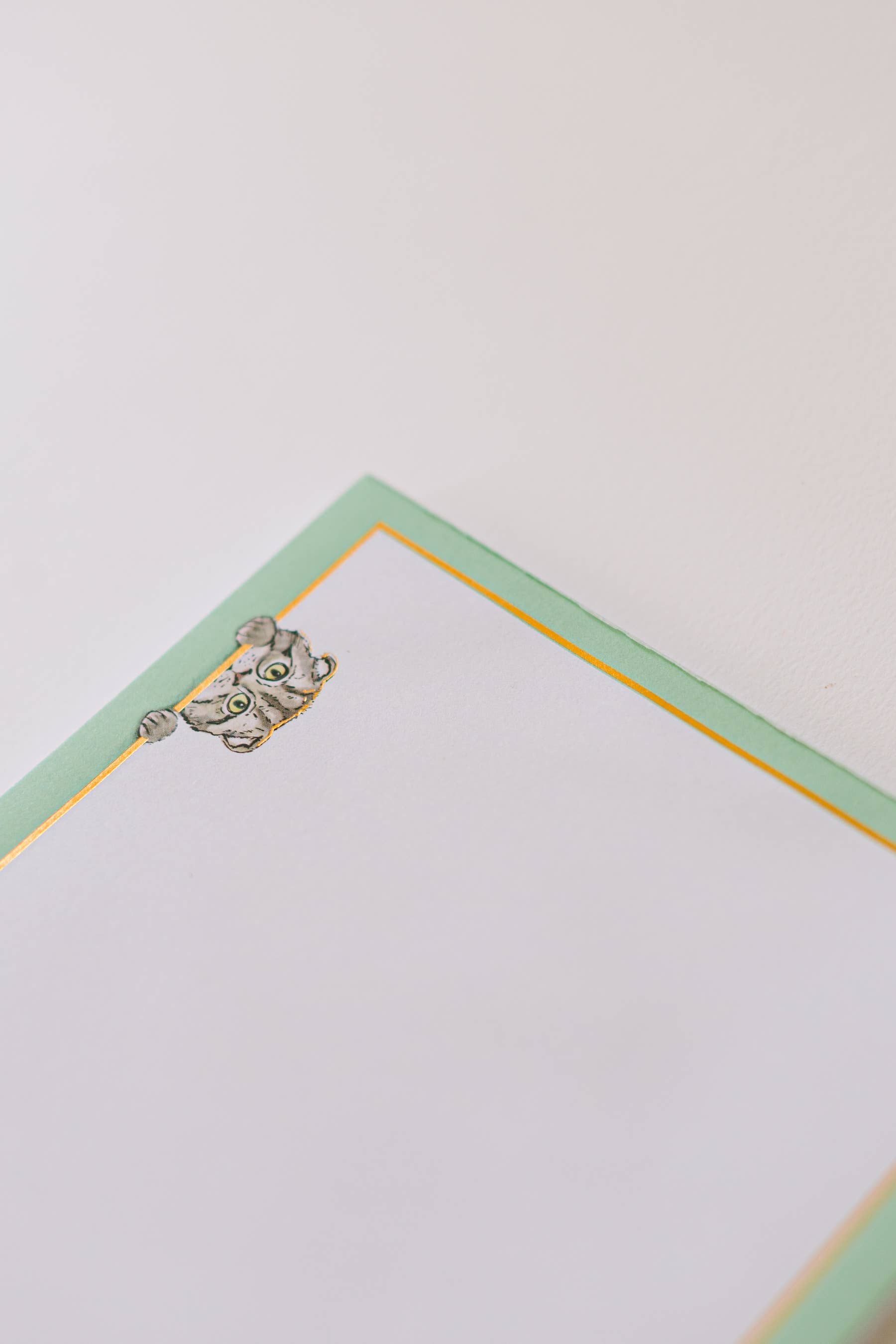 Good Juju Ink – wholesale Notepad – Sneaky Cats on the Border Large Notepad3