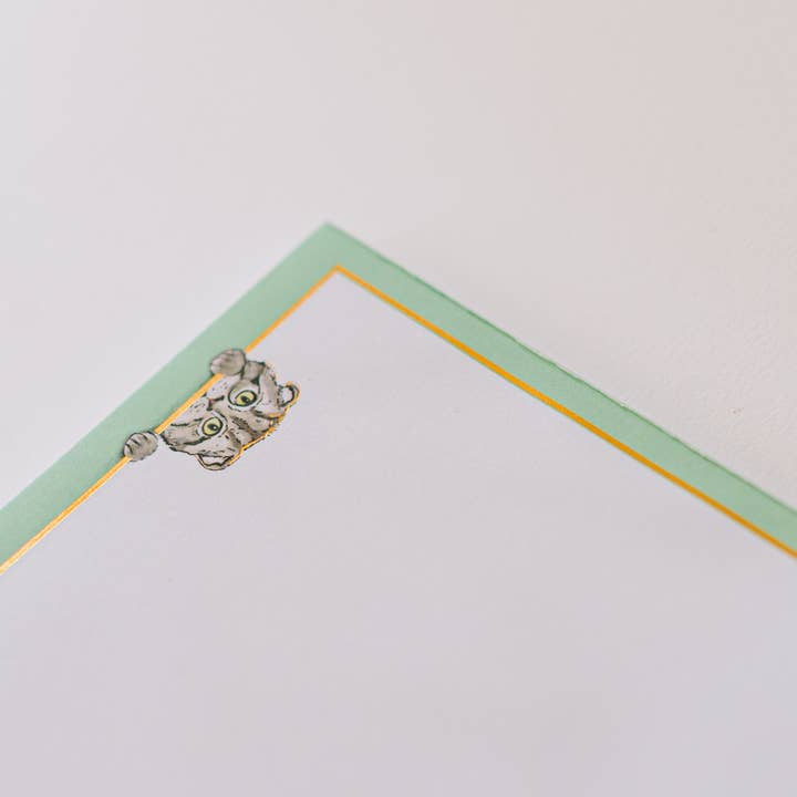 Good Juju Ink – wholesale Notepad – Sneaky Cats on the Border Large Notepad3