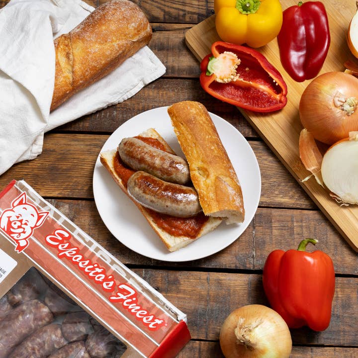 Esposito's Sausage - Wholesale Sausage - 5lb Italian Sausage Stuffed with Peppers & Onions