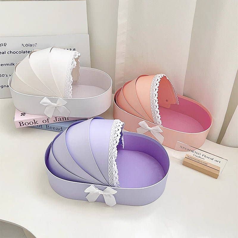 Elegant Design Supply – wholesale Presentbox – Blomlåda i vaggaform för presenter4