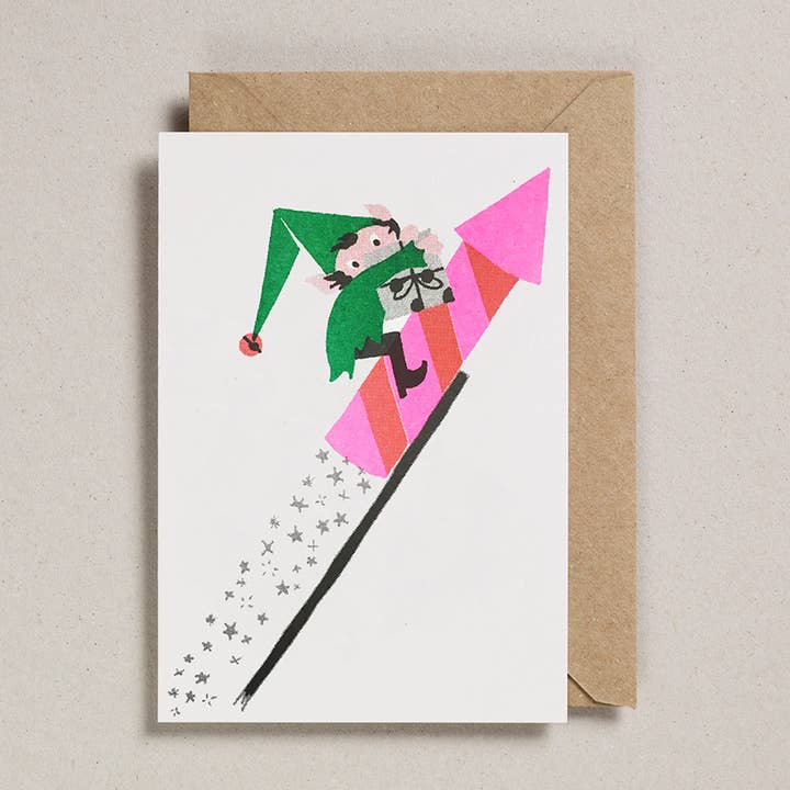Riso Christmas - Pack de 6 - Elfo Rocket para venta al por mayor de Petra Boase Ltd (US Duties Paid)