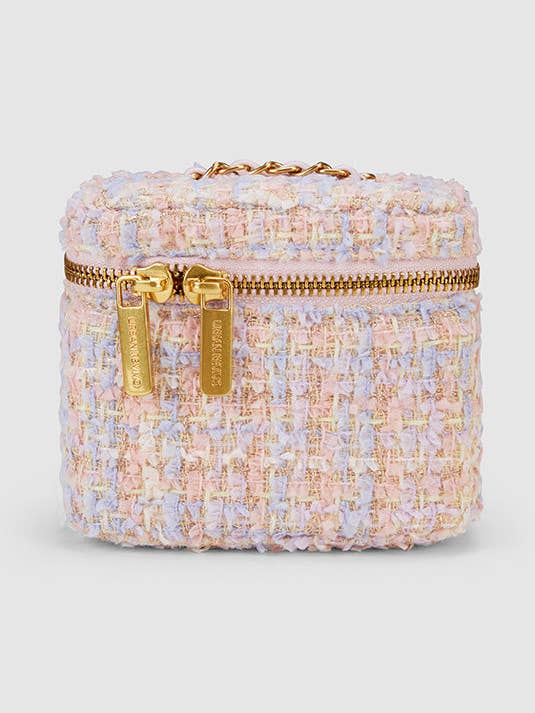 URBAN REVIVO Tweed Plaid Crossbody Mini taske for engroshandel hos UrbanRevivo