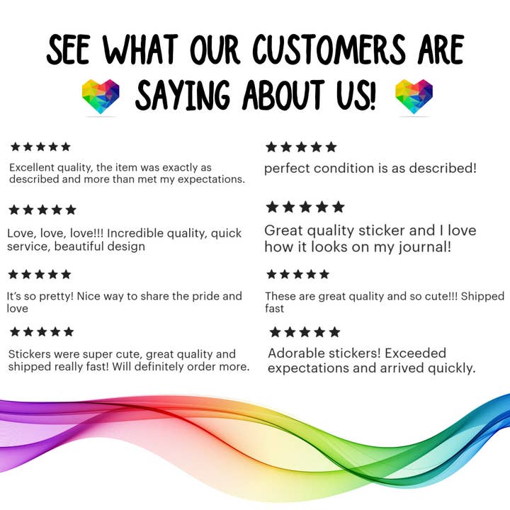 PrismPressCo - Wholesale Sticker - Queer Joy W Lavender Sticker, Pride Sticker, Vinyl Sticker2