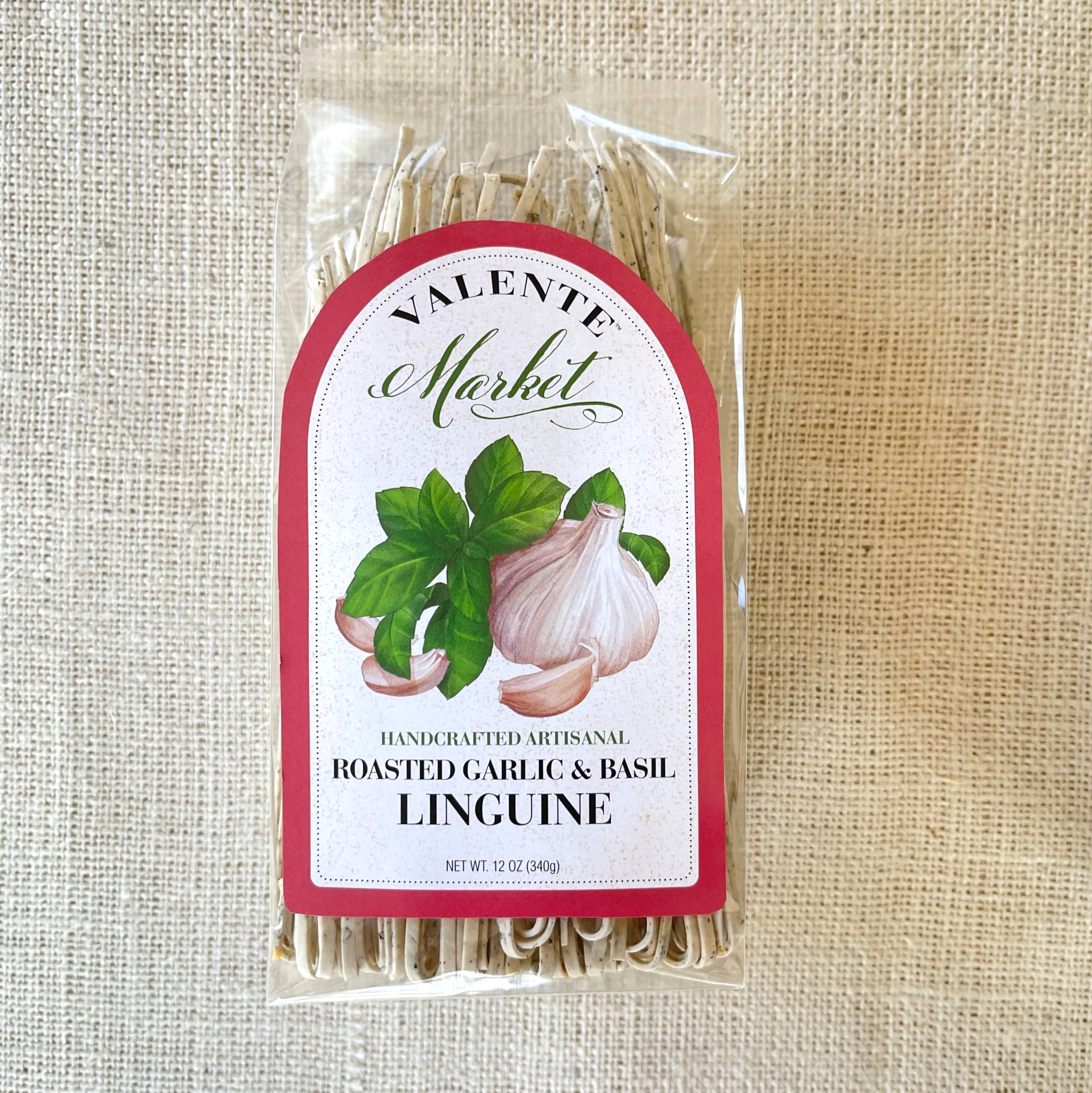 Valente Pasta - Wholesale Pasta - Roasted Garlic and Basil Fettuccine / Dry Specialty Pasta5