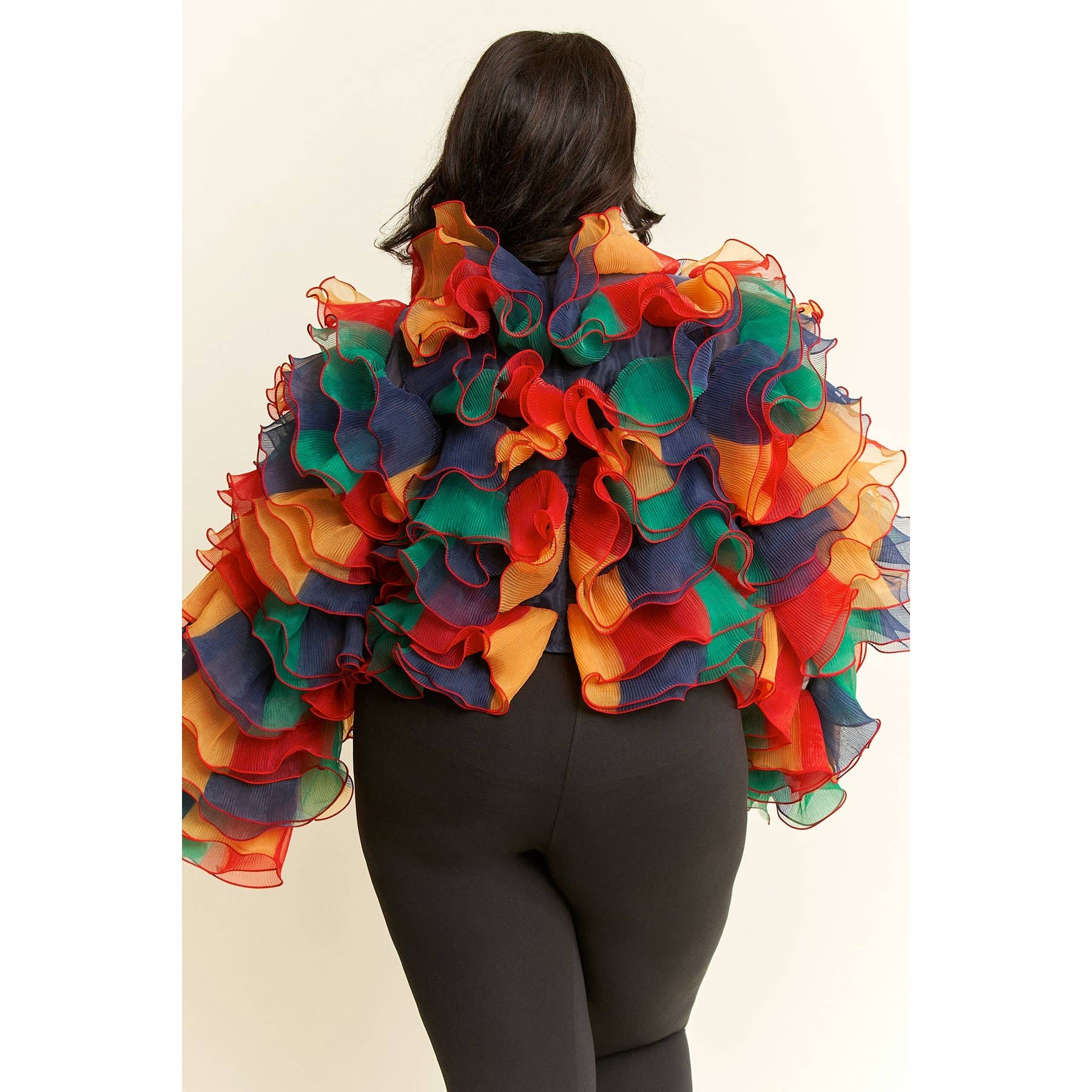 MULTI PLUS SIZE VIBRANT FLARE
 TOP for wholesale on Faire1
