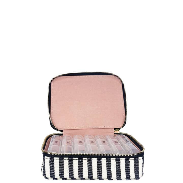 Bag-All - Wholesale Pill Organizer - Large Pill Organizing Case with Weekly Insert, Striped4