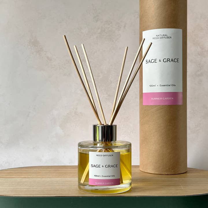 Summer Garden - Essential Oil Reed Diffuser for wholesale by Sage & Grace