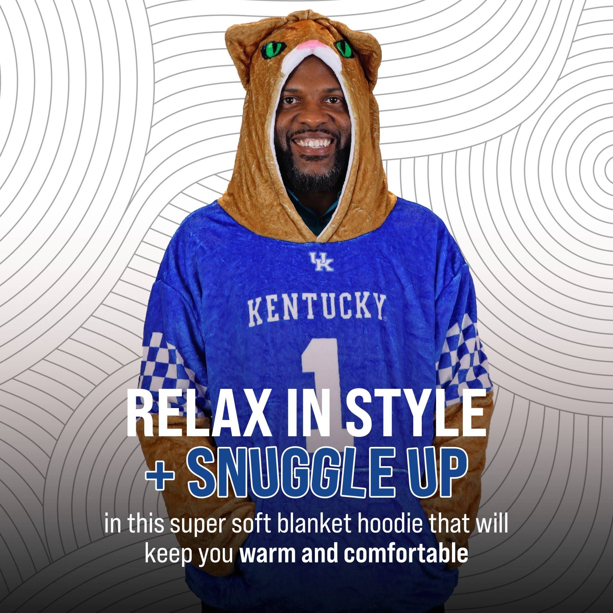 OrangeOnions - Wholesale Hoodie - Unisex - University of Kentucky Blanket Hoodie & Pillow Snugible3