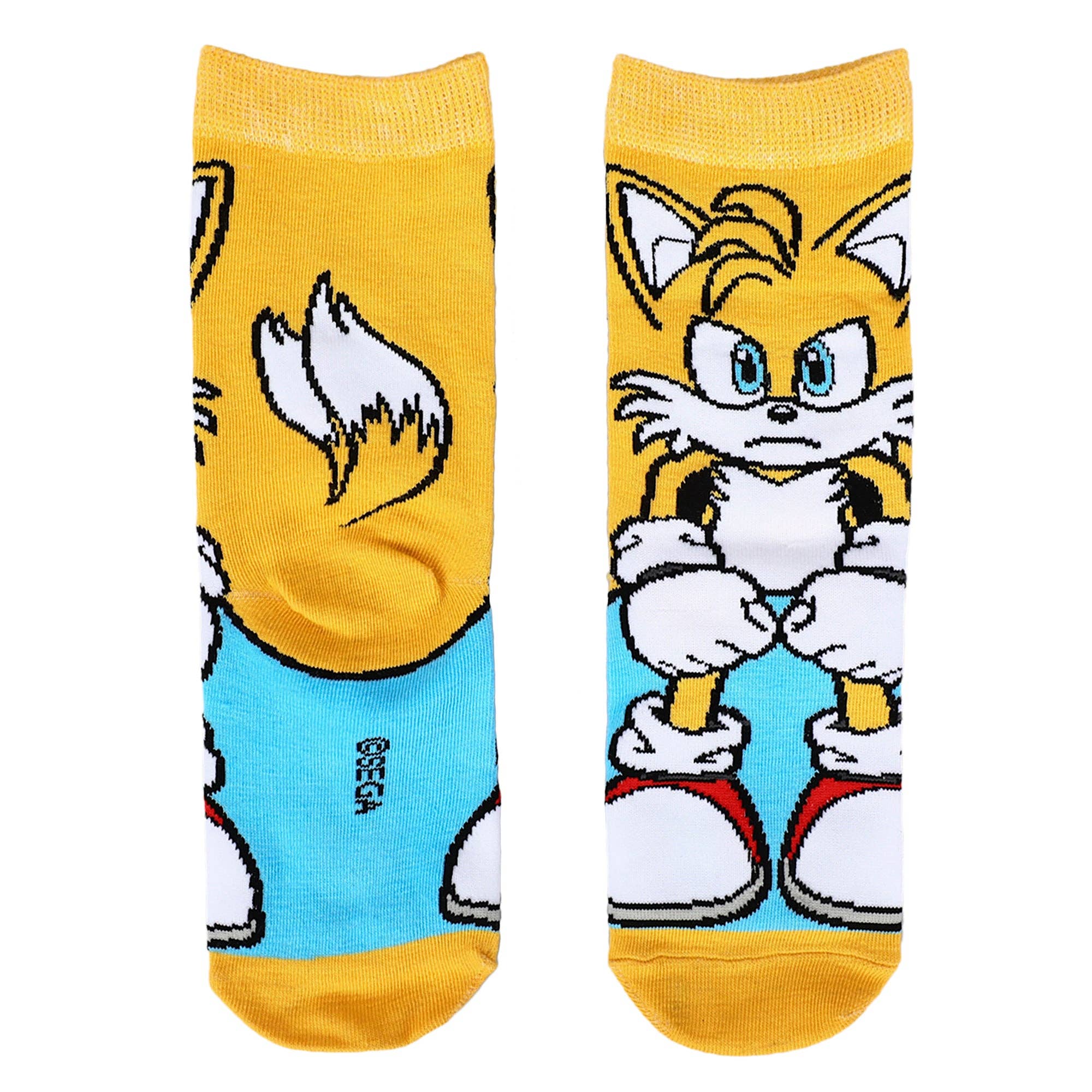 Bioworld Merchandising - Wholesale Socks - Kids - Sonic The Hedgehog Characters Youth 3-Pack 360 Crew Socks2