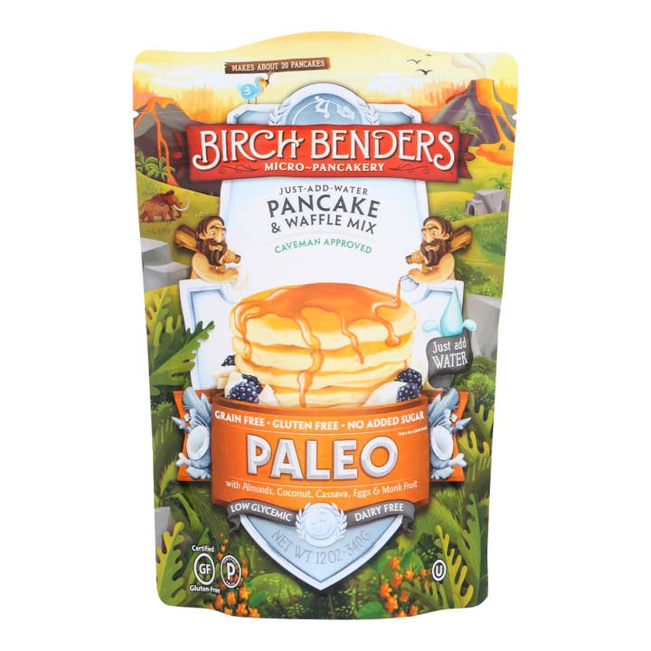 Everyday Supply Co - Wholesale Pancake Mix - Birch Benders Paleo Pancake & Waffle Mix, 12oz, Case of 6
