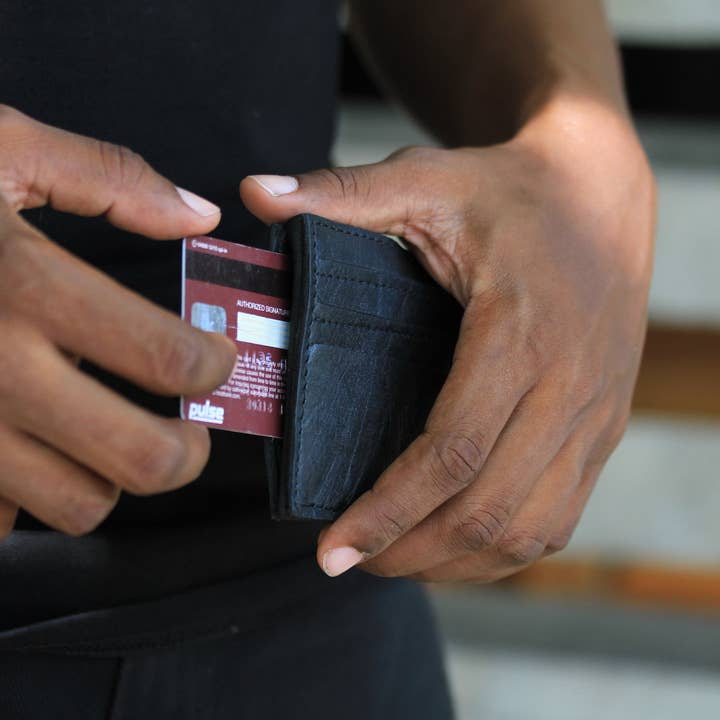 2nd Story Goods + Haiti Design Co - Wholesale Wallet - Unisex - Minimalist Leather Wallet8