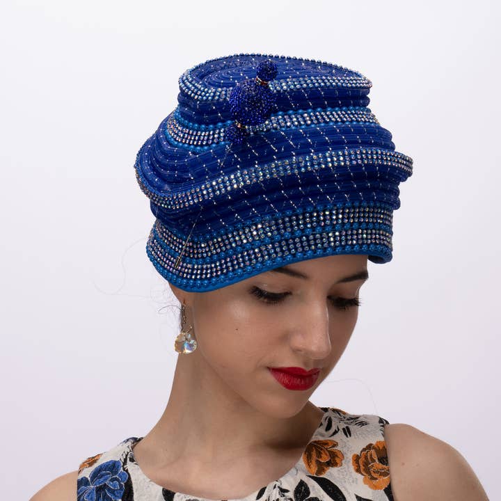 Rhinestone & Crinoline Tube Special Design with Pin | AJ795Y for wholesale by KaKyCo