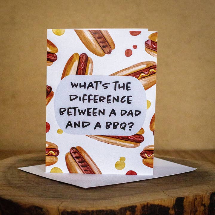 Biglietto pop-up per barbecue per papà, biglietto per la festa del papà e il compleanno per la vendita all'ingrosso da parte di Cardstalked