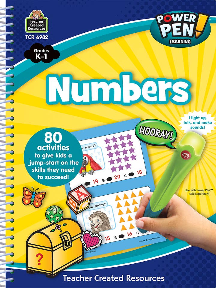 Power Pen® Learning Book: Numbers for wholesale by Teacher Created Resources