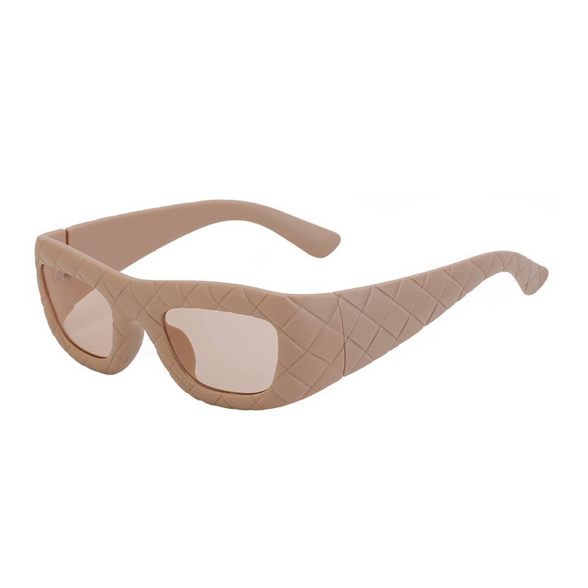 ACCITY - Wholesale Sunglasses - Women's - FASHIONABLE FAUX LEATHER LARGE FRAME SUNGLASSES_CWASG07323