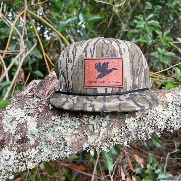 Three Rivers Hat Co. - Wholesale Trucker Hat - Unisex - Duck Silhouette - Camo Rope Hat - Lost Hat Co.