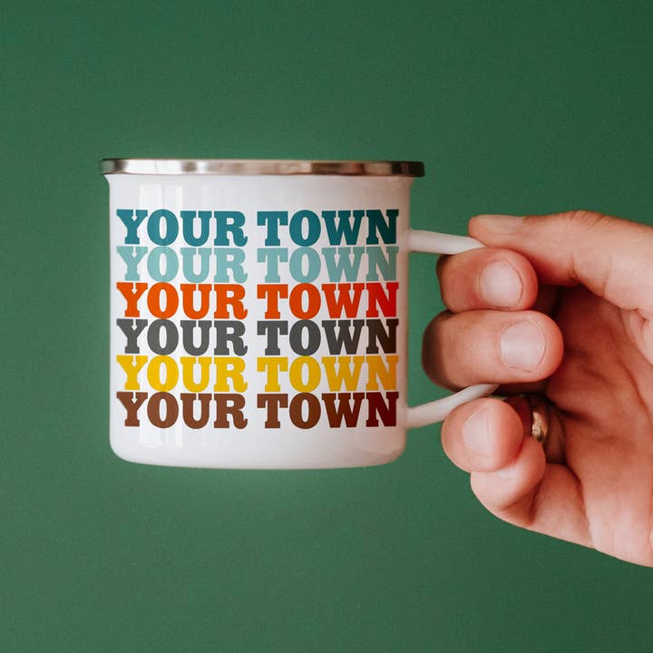 Personlig bylejrkrus - Ny farve VISTA - Supergrafik for engroshandel hos Rock Scissor Paper