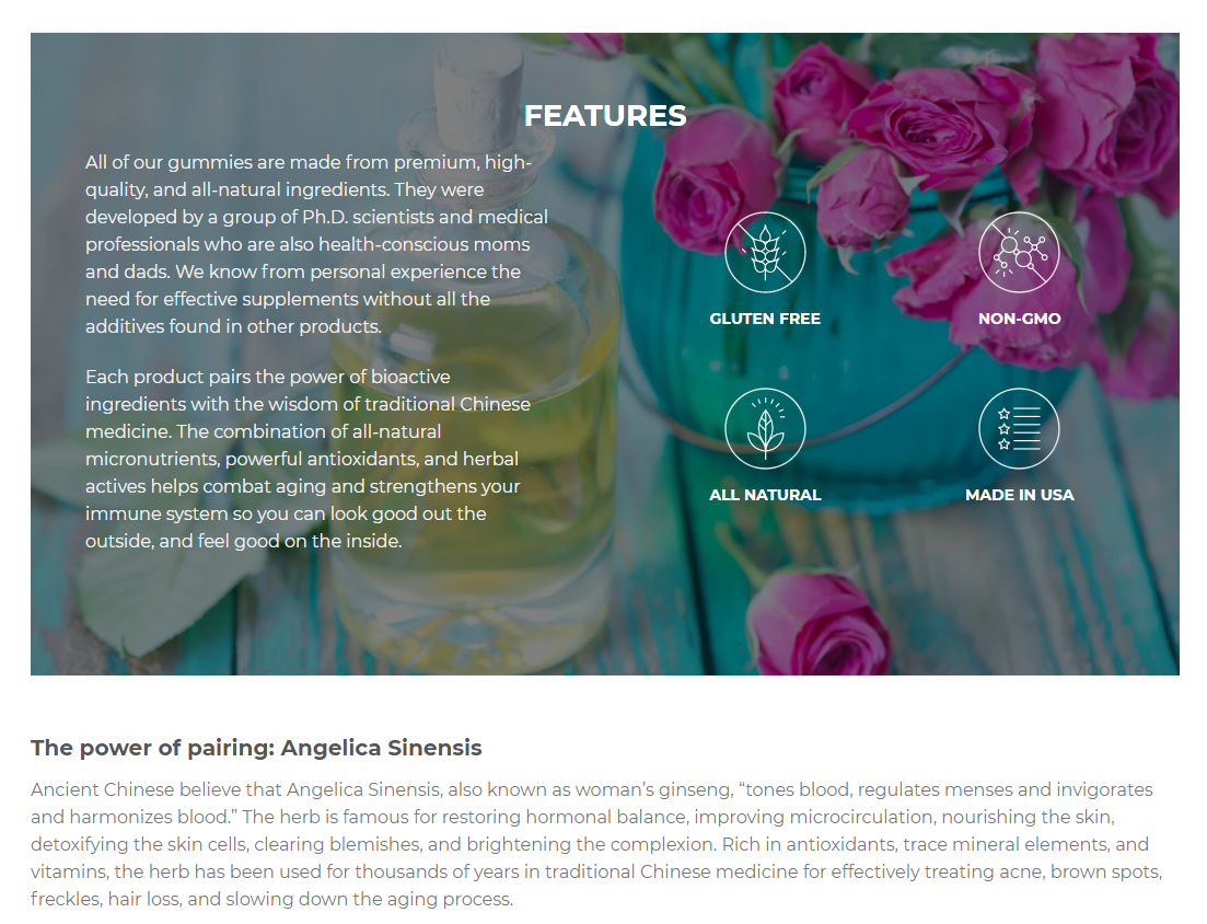 Seattle Gummy Company - Wholesale Voedingssupplement/vitamine - Beauty Gummy Multivitamine met Angelica | 12-pack, aardbei7