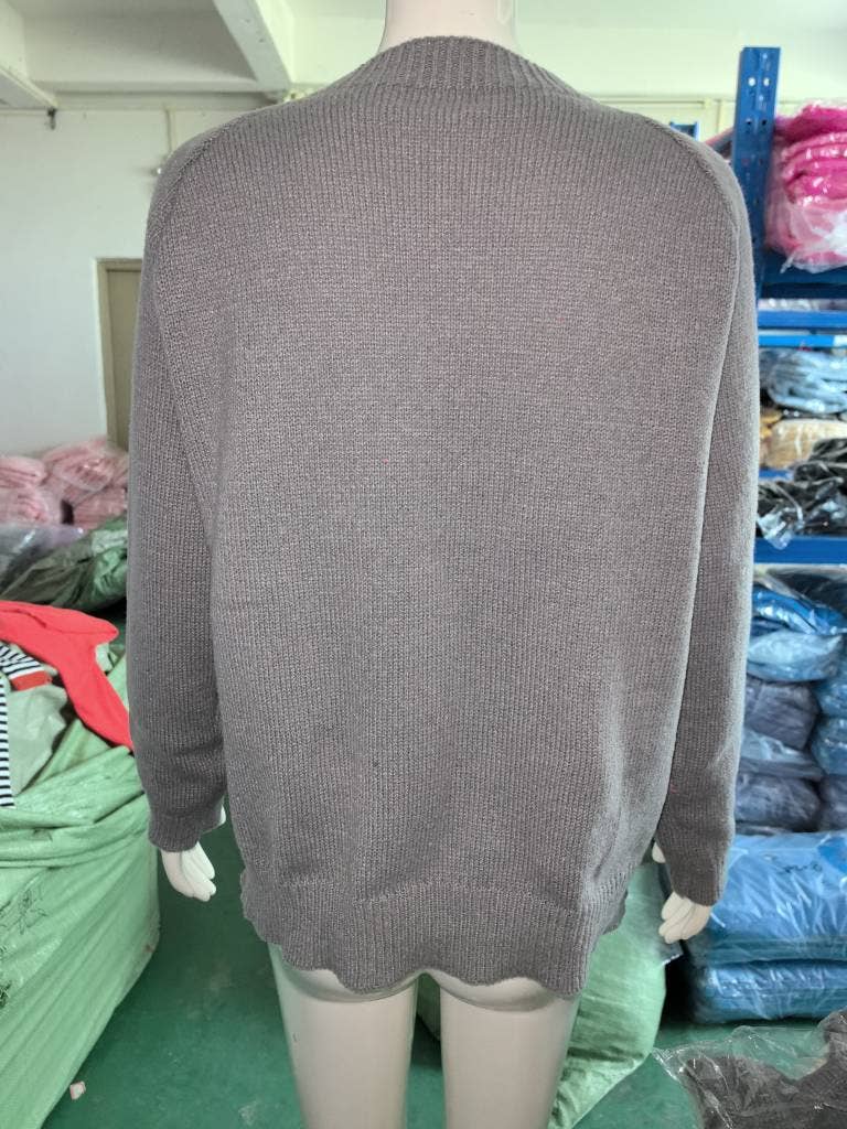 Rosa Clothing - Wholesale Knit Sweater - Women's - Cottagecore Vintage jacquard knit sweater jumper29