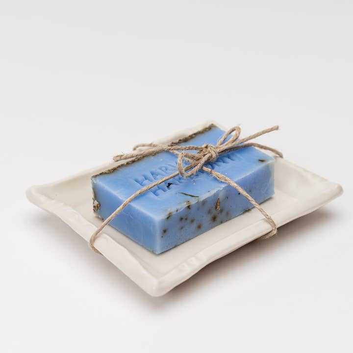 Harvest + Harmony - Wholesale Bath & Body Set - Harvest + Harmony 3 pc Lavender Soap Gift Set w/Flower Krisp5